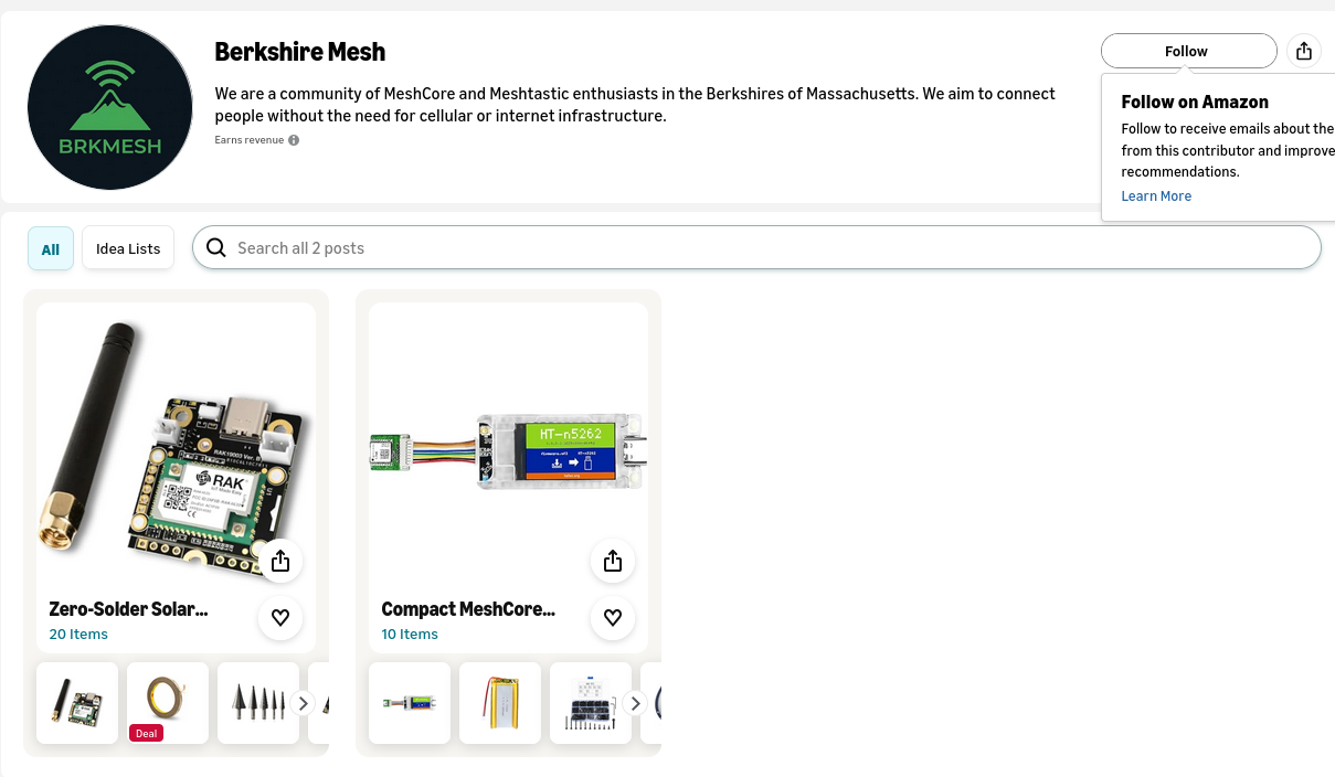 Affiliate Storefront for Berkshire Mesh.